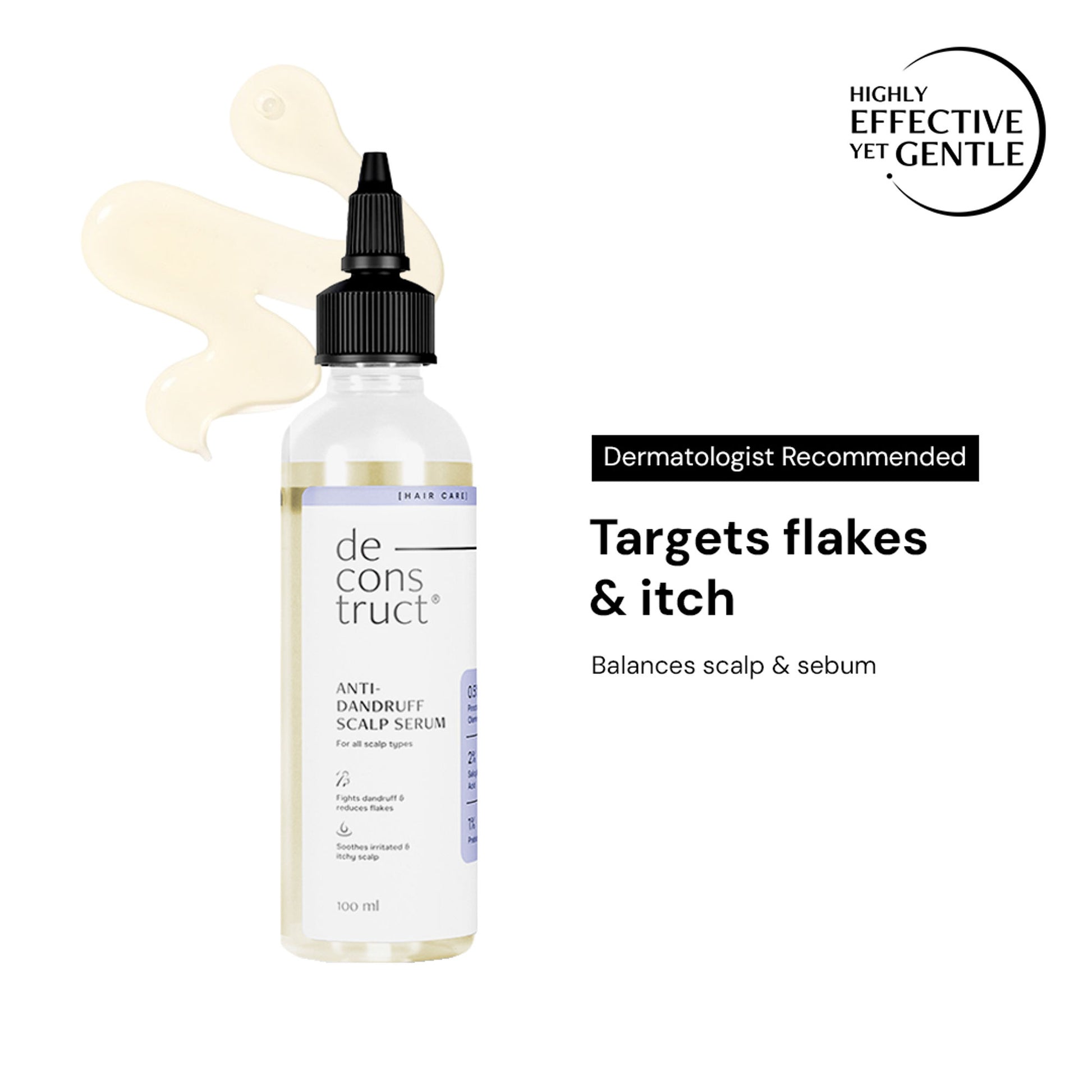 Deconstruct Anti Dandruff Serum, Exfoliates & Soothes Scalp