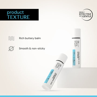 Deconstruct Hyaluronic Acid Lip Balm, Hydrates, Softens & Nourishes Dry Lips