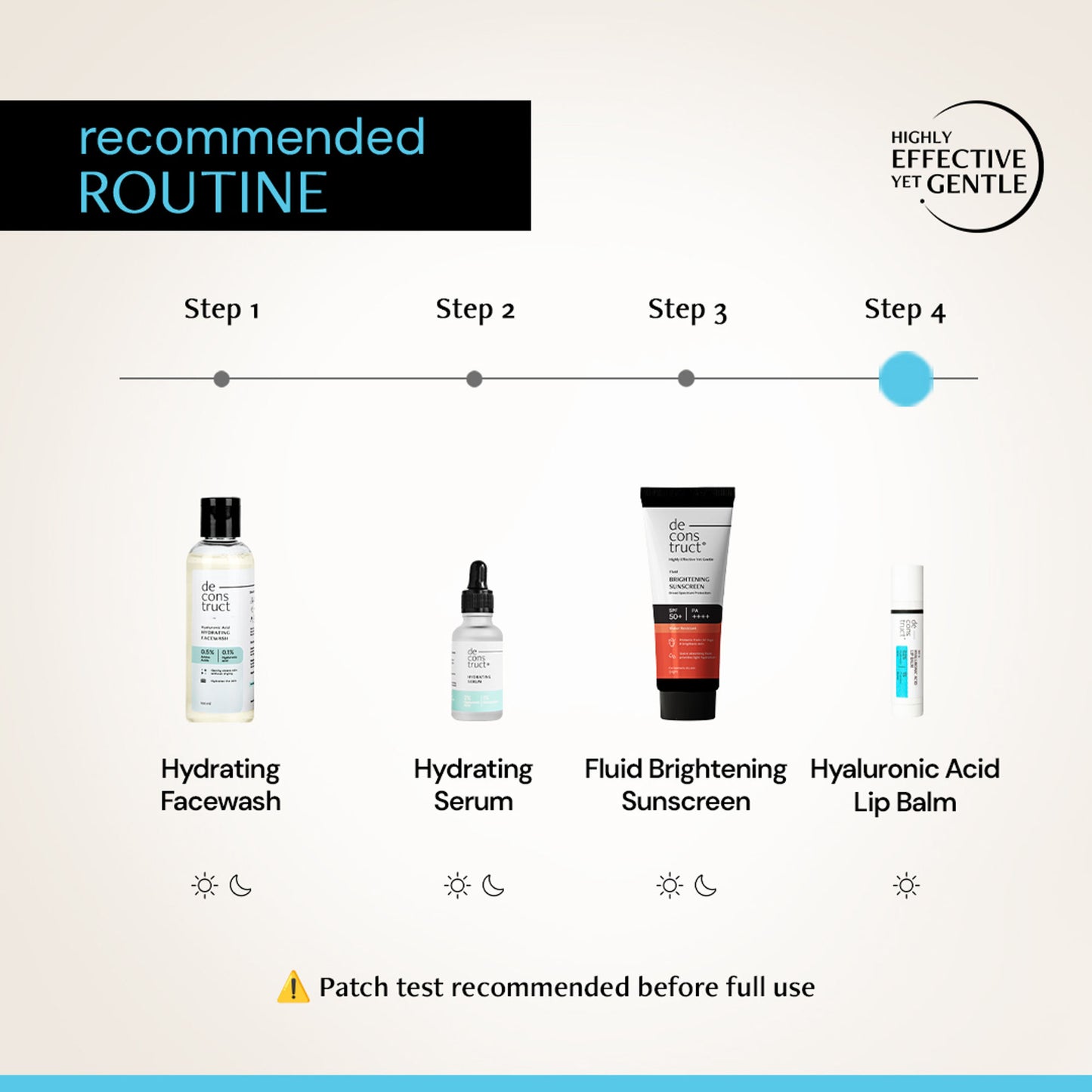 Deconstruct Hyaluronic Acid Lip Balm, Hydrates, Softens & Nourishes Dry Lips