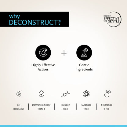 Deconstruct Hyaluronic Acid Lip Balm, Hydrates, Softens & Nourishes Dry Lips