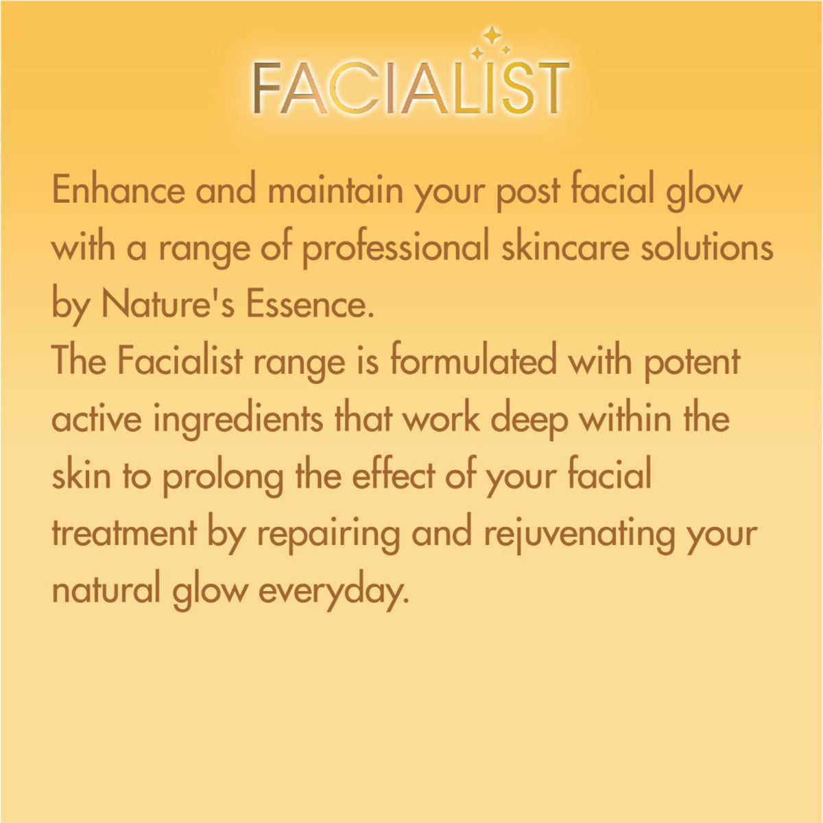 Nature's Essence Facialist Radiance Boosting Cream with 24K Liquid Gold