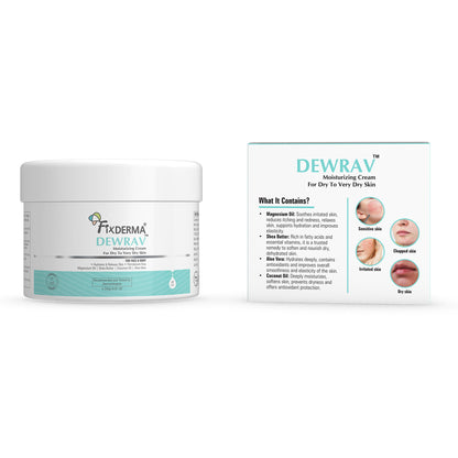 Fixderma Dewrav Moisturizing Cream for Face & Body with Shea Butter For Dry to Very Dry Skin