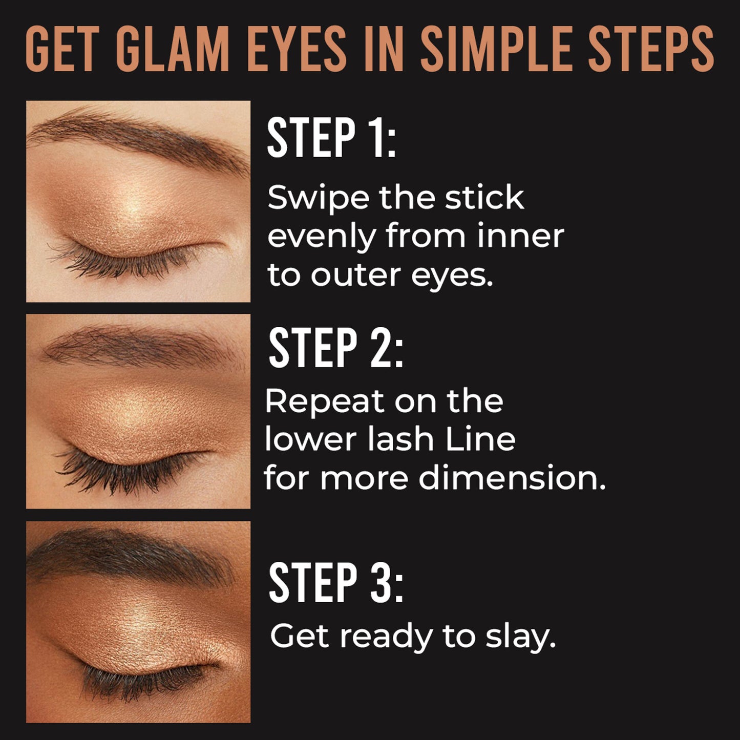 Insight Cosmetics Glide & Glow Eyeshadow Stick - Resting Nude