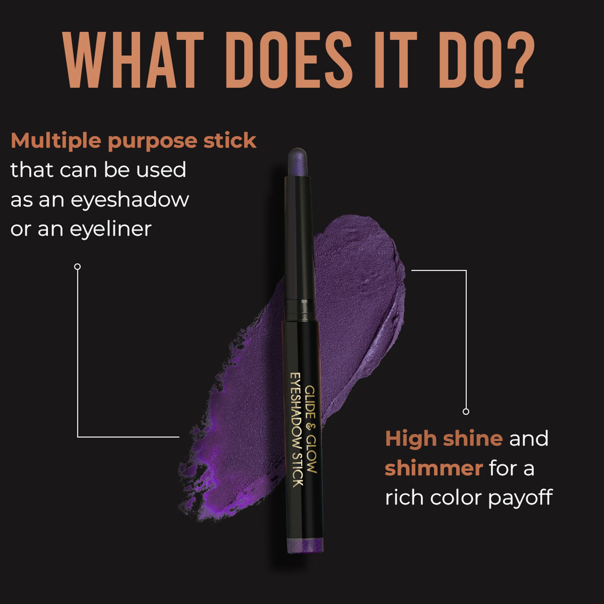 Insight Cosmetics Glide & Glow Eyeshadow Stick - Resting Nude
