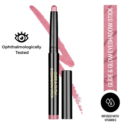 Insight Cosmetics Glide & Glow Eyeshadow Stick - Pink Silvet