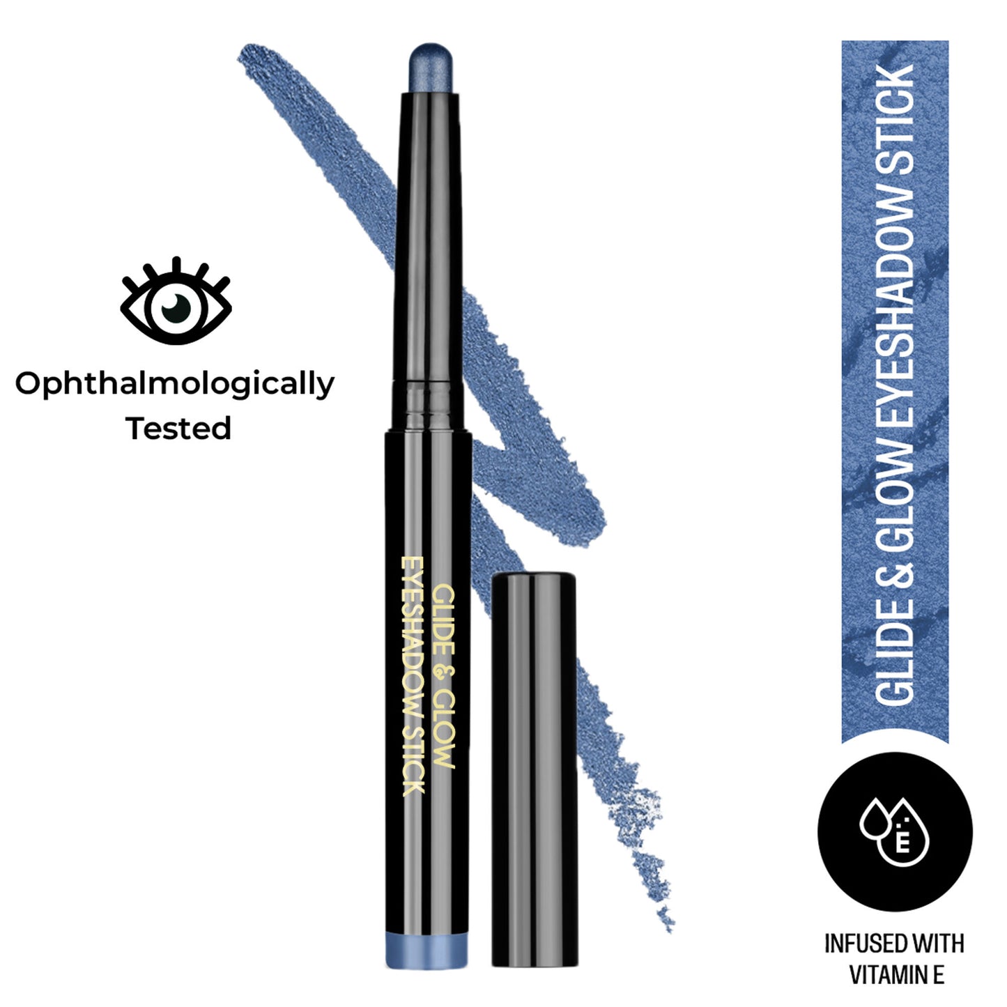 Insight Cosmetics Glide & Glow Eyeshadow Stick - Blue Thunder