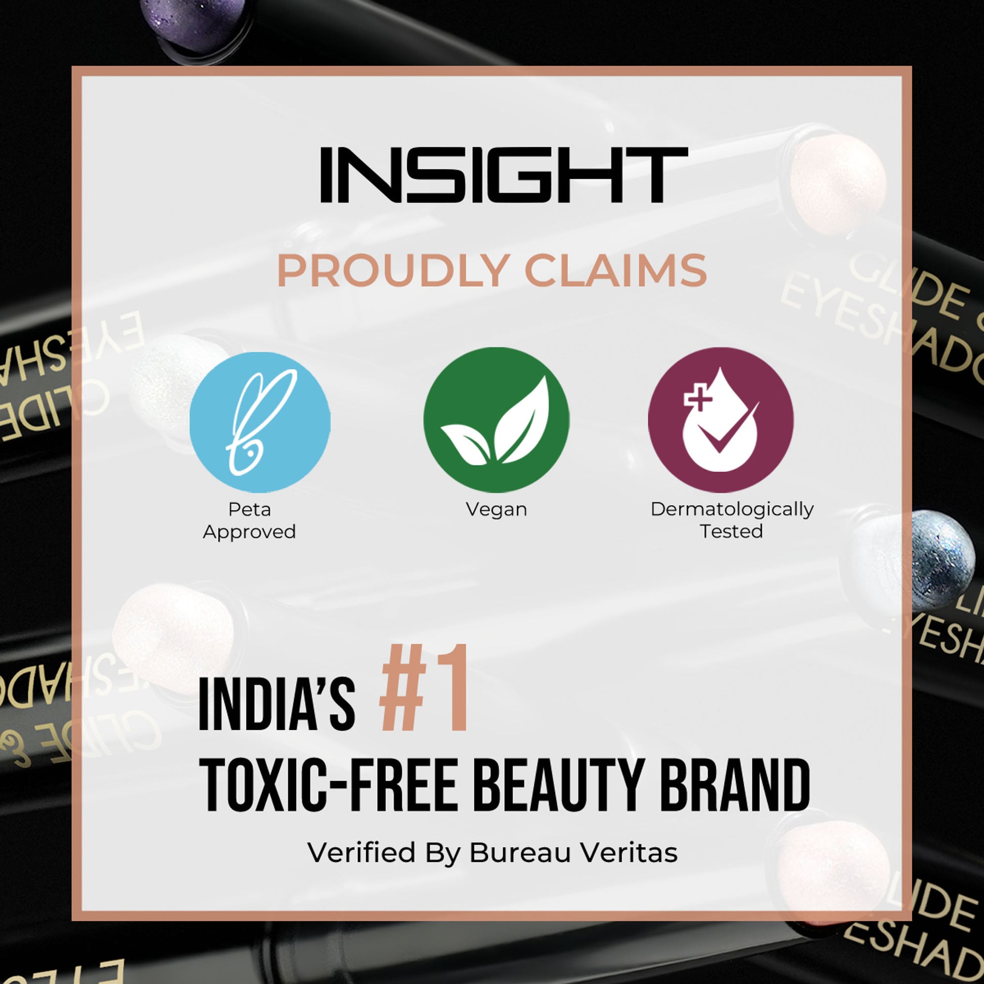 Insight Cosmetics Glide & Glow Eyeshadow Stick - Carmelized Gold