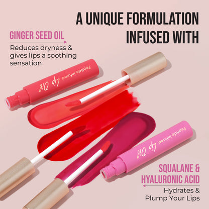 Insight Cosmetics Peptide Infused Lip Oil - Strawberry Champagne