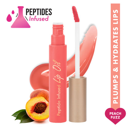 Insight Cosmetics Peptide Infused Lip Oil - Peach Fuzz