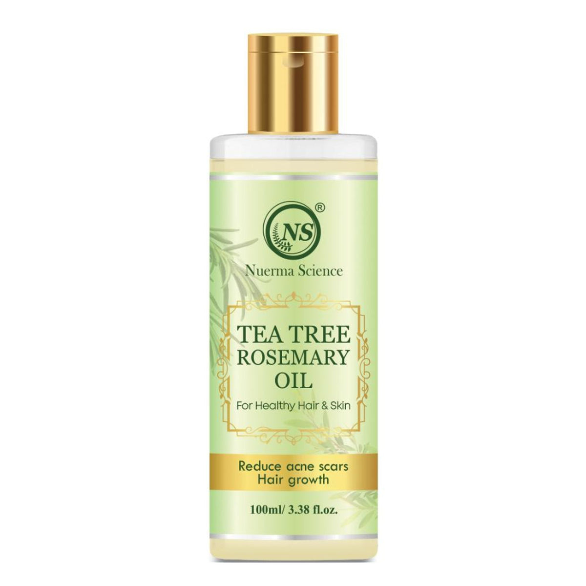 Tea Tree Rosemary Oil for Skin & Hair (For Hair Growth, Healthy Scalp & Dandruff Control)