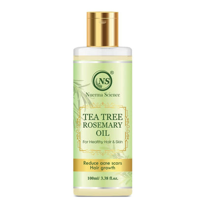 Tea Tree Rosemary Oil for Skin & Hair (For Hair Growth, Healthy Scalp & Dandruff Control)