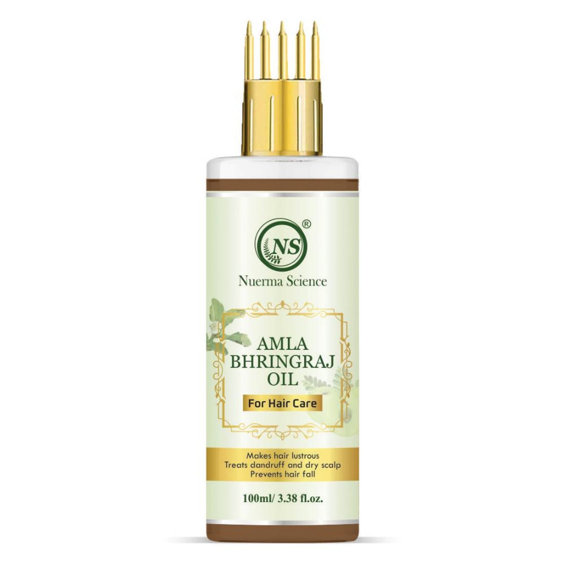 Nuerma Science Amla Bhringraj Hair Oil for Hair Growth, Hair Fall Control & Thicken Hair