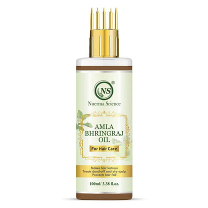 Nuerma Science Amla Bhringraj Hair Oil for Hair Growth, Hair Fall Control & Thicken Hair