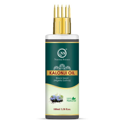 Nuerma Science Kalonji Oil (Black Seed) for Hair Fall Control, Hair Growth & Improve Skin