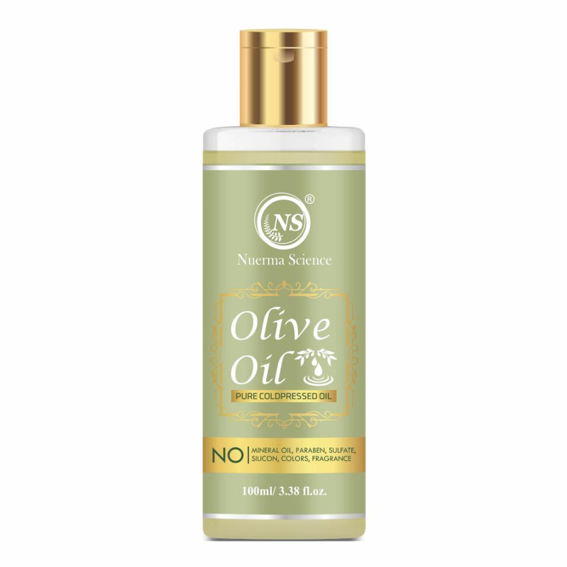 Nuerma Science Olive Oil for Skin & Hair (For Moisturize Dry Lips, Hair, Skin & Massage)