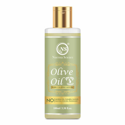 Nuerma Science Olive Oil for Skin & Hair (For Moisturize Dry Lips, Hair, Skin & Massage)