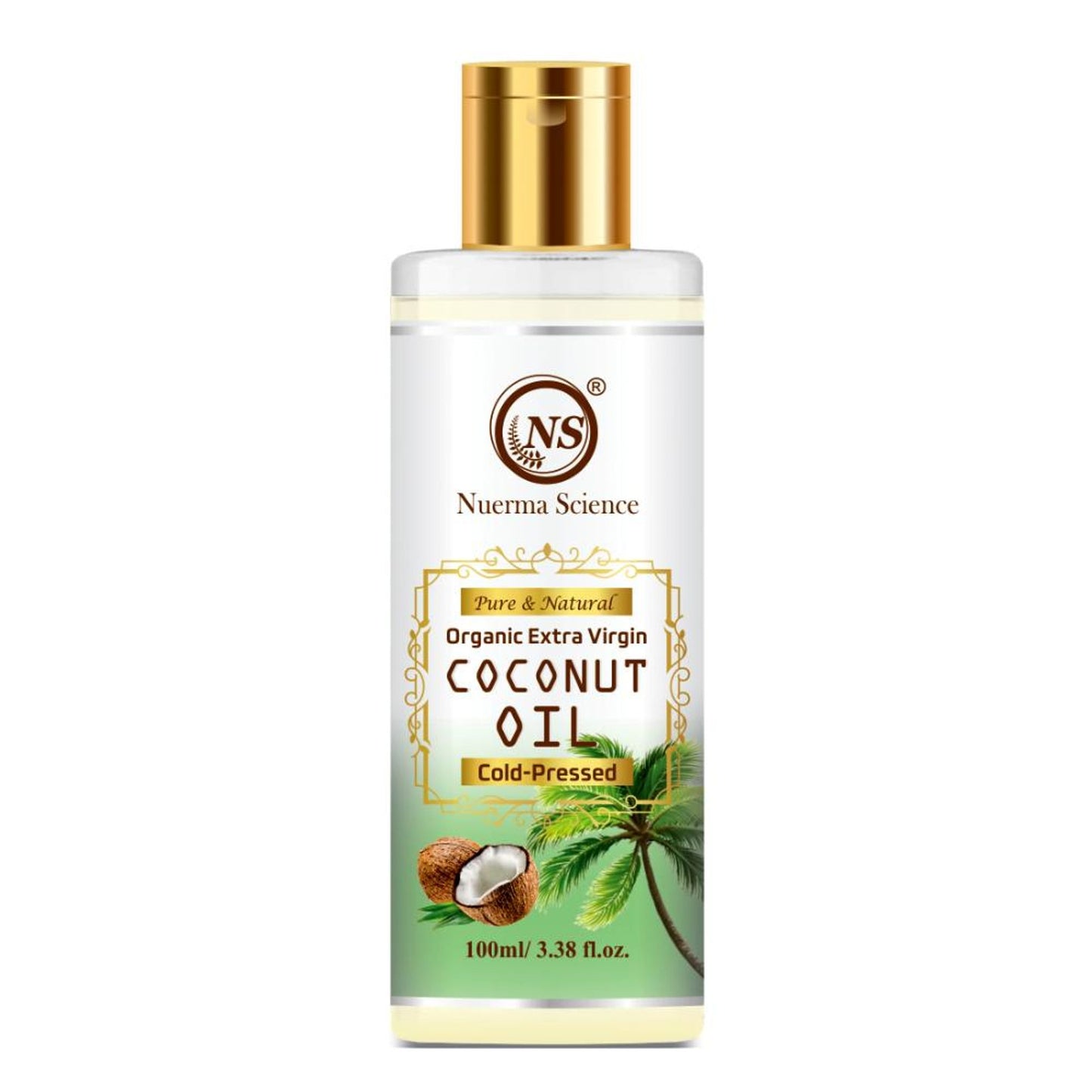 Nuerma Science Extra Virgin Coconut Oil (for Frizzy Hair, Rough Skin, Wrinkle Reduction)
