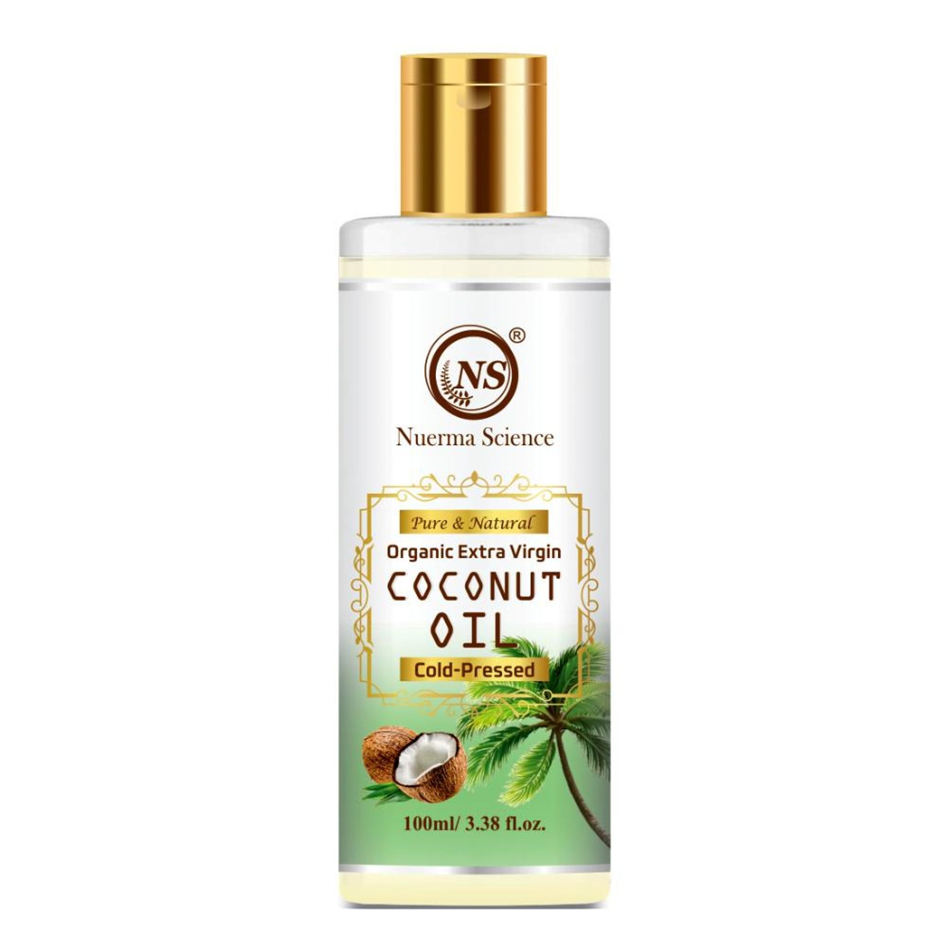 Nuerma Science Extra Virgin Coconut Oil (for Frizzy Hair, Rough Skin, Wrinkle Reduction)