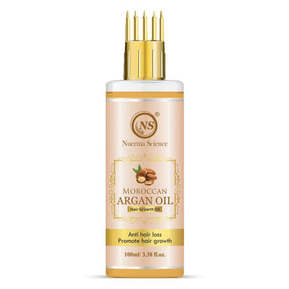 Nuerma Science Argan Hair Oil For Hair Growth, Hair Fall Control & Thicken Hair