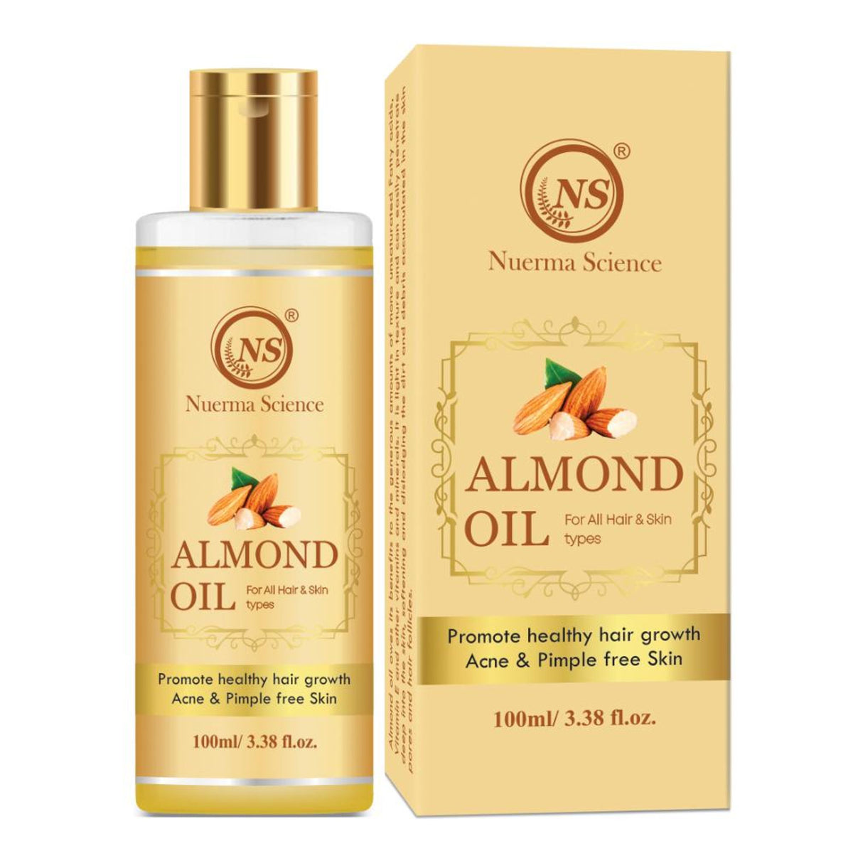 Nuerma Science Almond Oil (Pure) for Skin & Hair