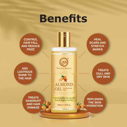Nuerma Science Almond Oil (Pure) for Skin & Hair
