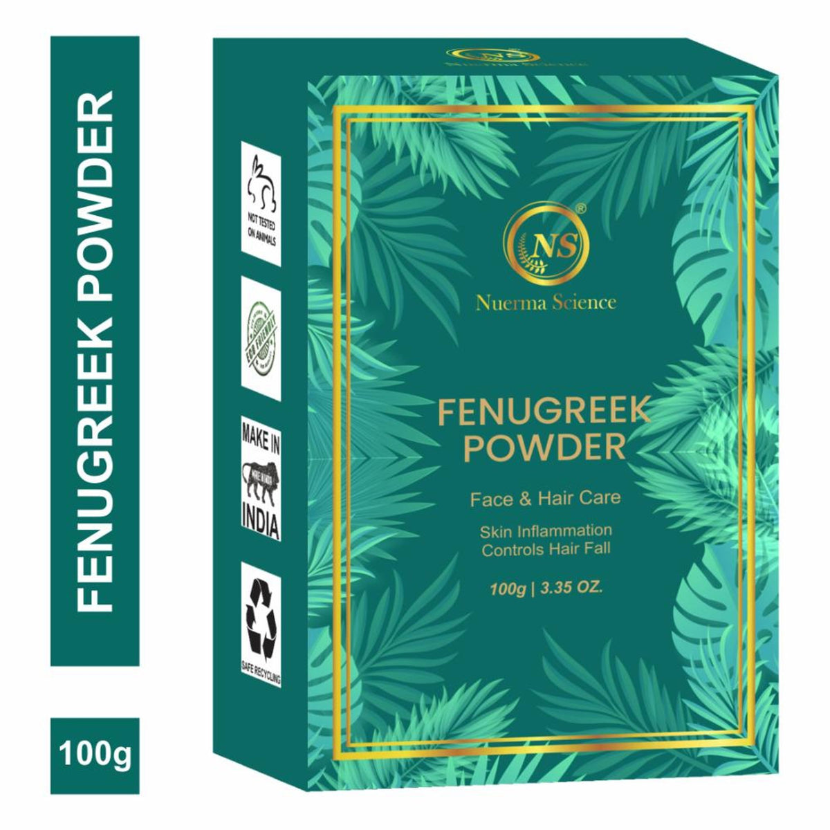 Nuerma Science Fenugreek Powder Face & Hair Care Skin Inflammation Controls Hair Fall