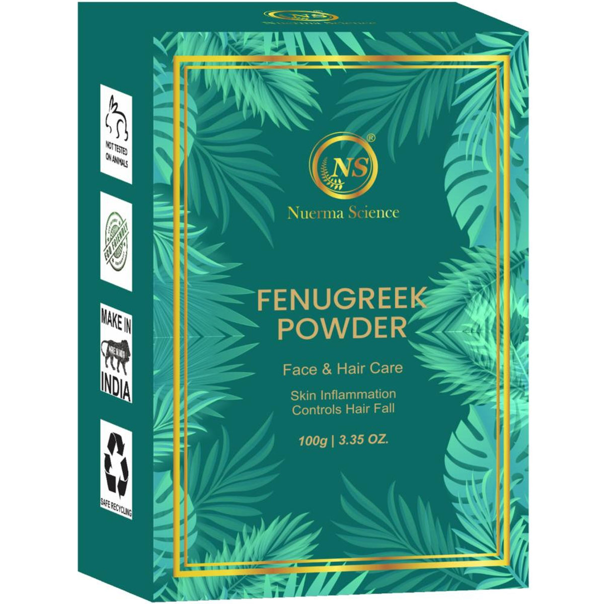 Nuerma Science Fenugreek Powder Face & Hair Care Skin Inflammation Controls Hair Fall