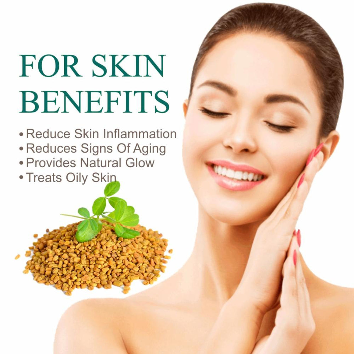 Nuerma Science Fenugreek Powder Face & Hair Care Skin Inflammation Controls Hair Fall