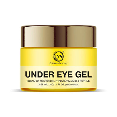 Nuerma Science Under Eye Gel enriched Hyaluronic Acid for Removing Dark Circles and Puffy Eyes