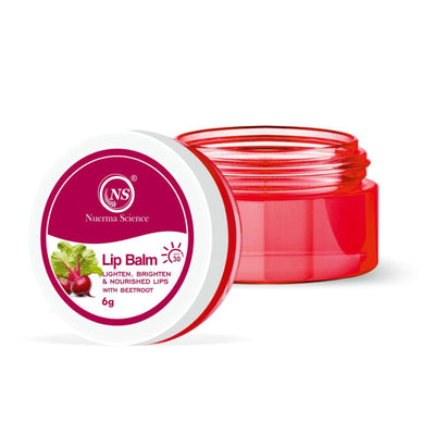 Nuerma Science Beetroot Lip Gloss Balm with SPF 30 - Repair Dry, Chapped & Damaged Lips