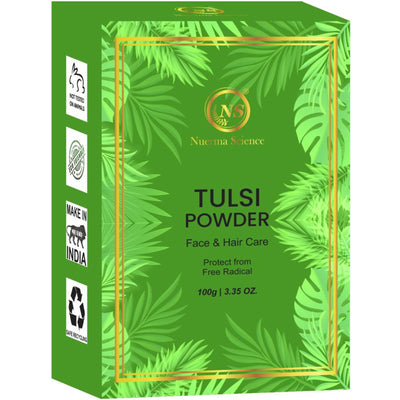 Nuerma Science Tulsi Powder for Pigmentation Clear, Ageing, Dandruff & Hair Fall Control