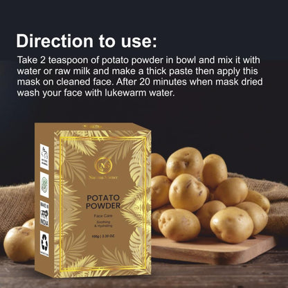 Nuerma Science Potato Powder for Lighten Skin, Pigmentation Control & Tan Removal