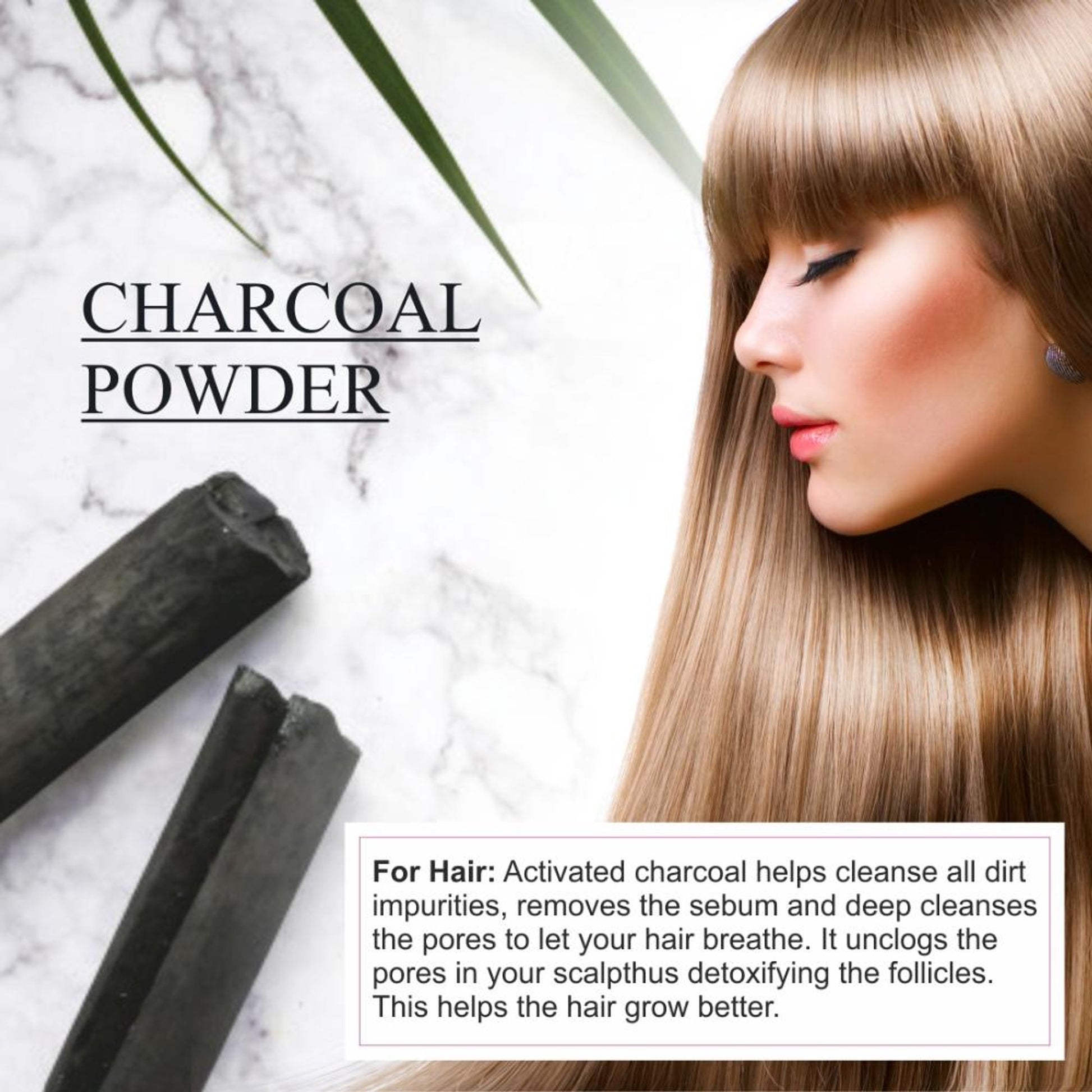 Nuerma Science Charcoal Powder for Remove Dead Skin Cells, Teeth Whiten & Control Excess Oil
