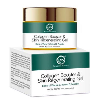 Nuerma Science Collagen Booster & Skin Regenerating Gel with Vitamin C, Retinol & Peptide