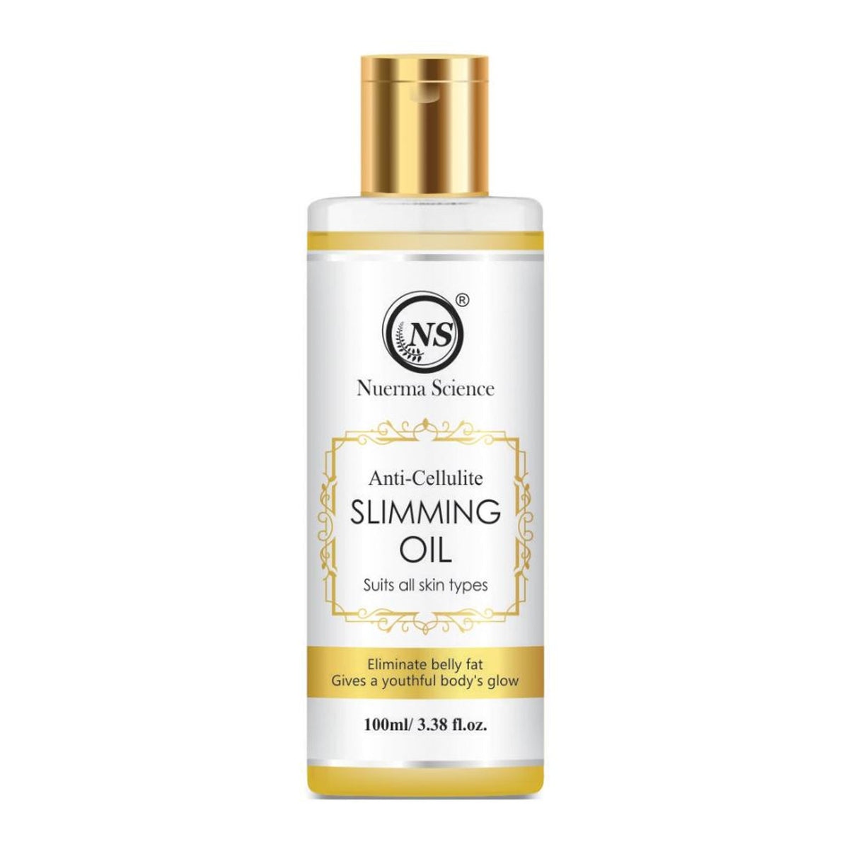 Nuerma Science Anti Cellulite Slimming Oil enriched Caffeine for Reducing Belly Unwanted Fat