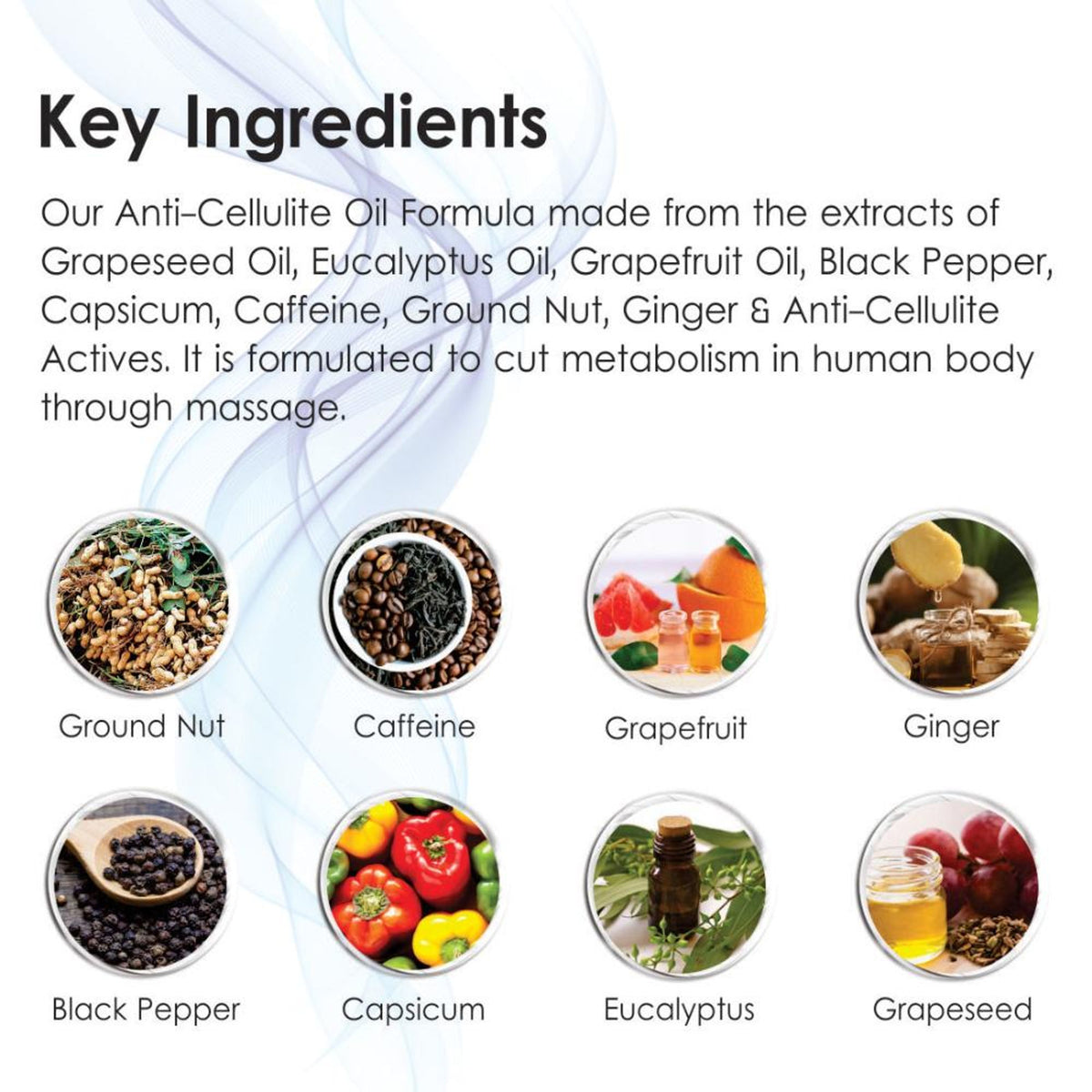 Nuerma Science Anti Cellulite Slimming Oil enriched Caffeine for Reducing Belly Unwanted Fat