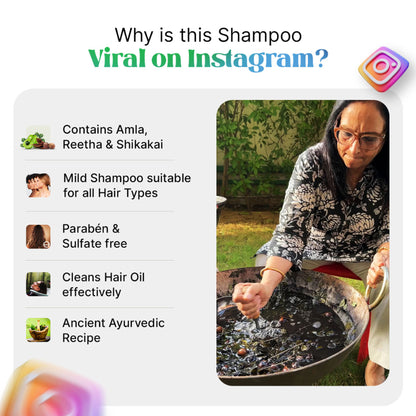 NIDHI'S GRANDMAA SECRET Curry Leaf & Hibiscus Shampoo