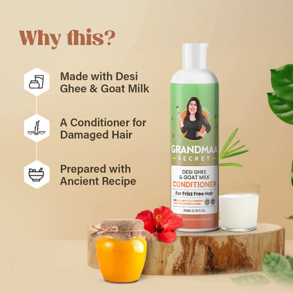 NIDHI'S GRANDMAA SECRET Desi Ghee And Goat Milk Conditioner