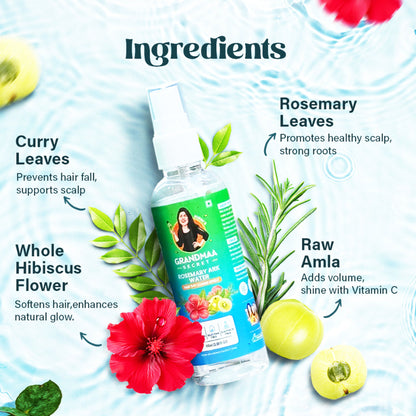NIDHI'S GRANDMAA SECRET Rosemary Water Ark - Hair Thickening Mist Spray