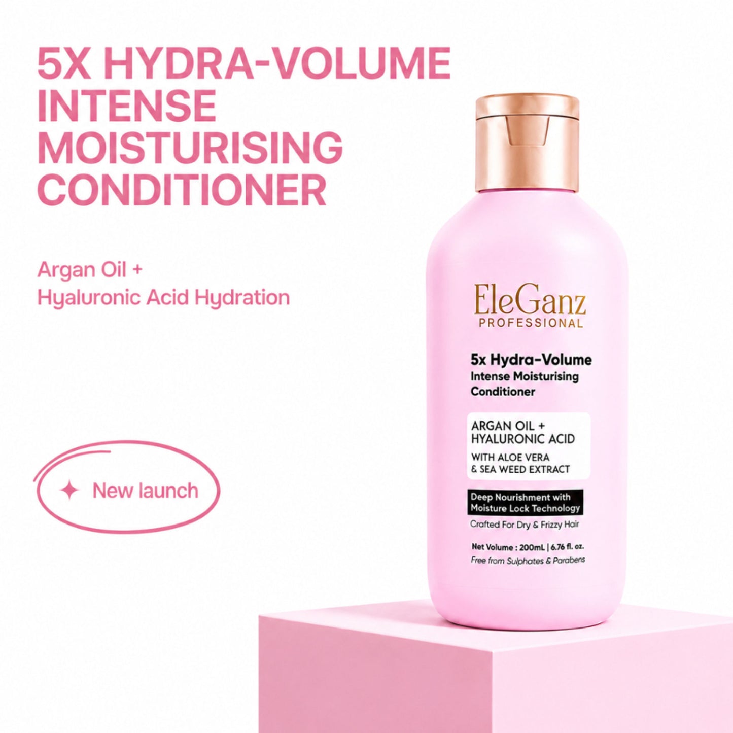 Eleganz Professional Ultra Hydrating Conditioner for Dry & Frizzy Hair