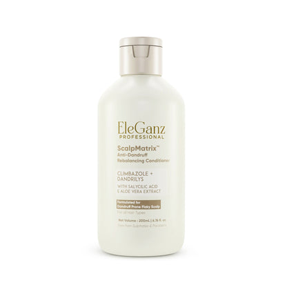 Eleganz Professional Anti-Dandruff Conditioner with Rosemary & Biotin, Moisturizes & Reduces Frizz