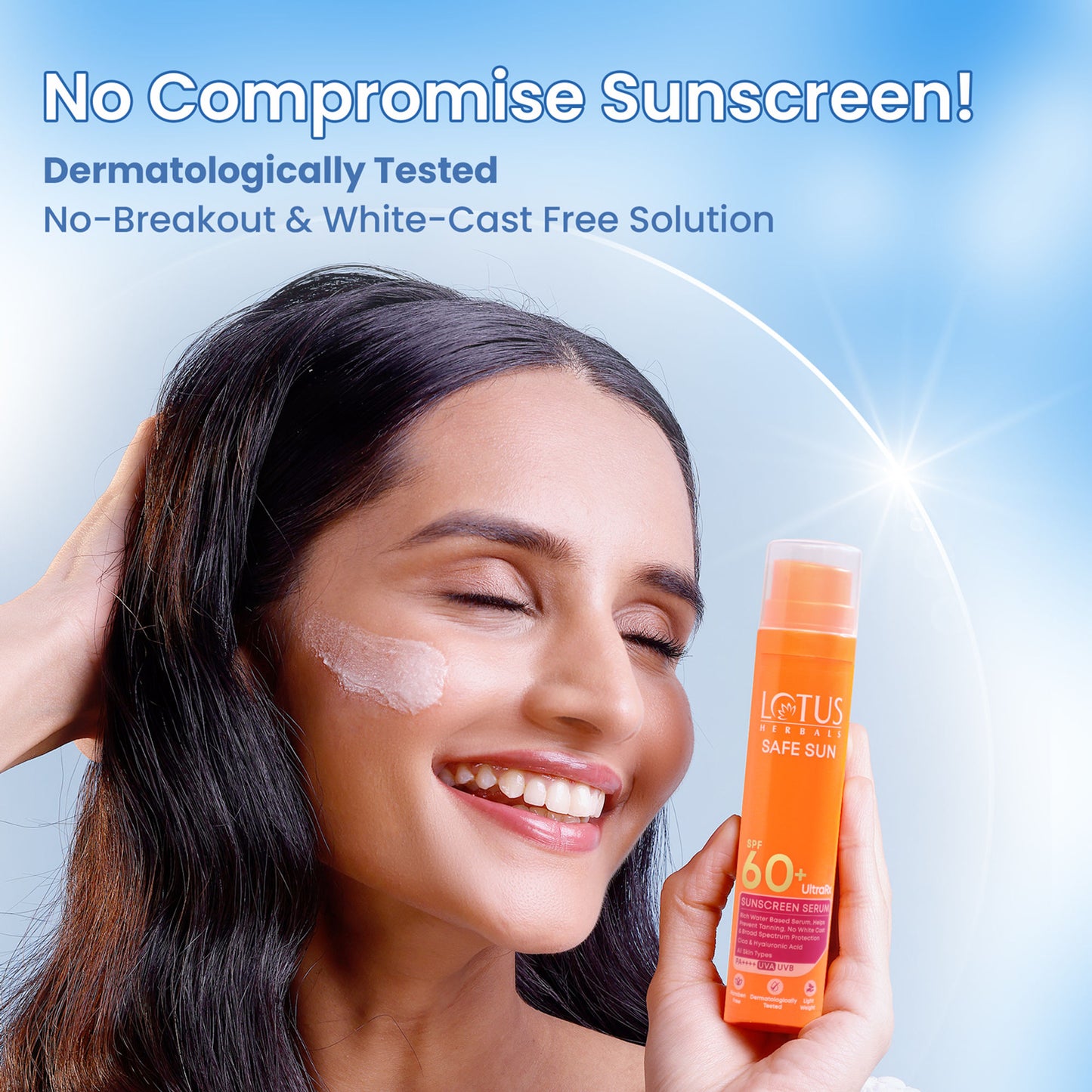 Lotus Herbals Ultrarx Sunscreen Serum SPF 60+ PA++++ In Vivo & Dermatologically Tested