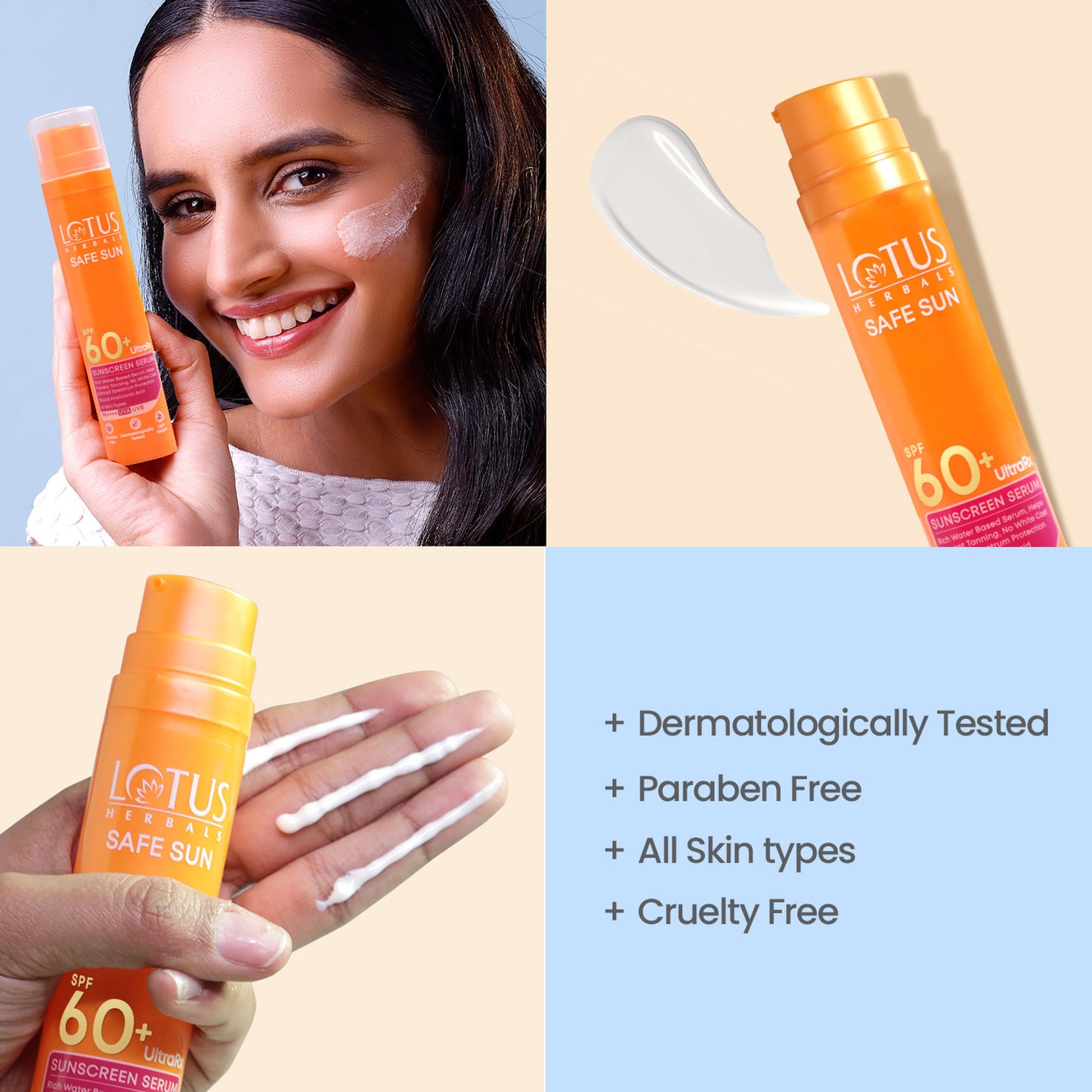 Lotus Herbals Ultrarx Sunscreen Serum SPF 60+ PA++++ In Vivo & Dermatologically Tested