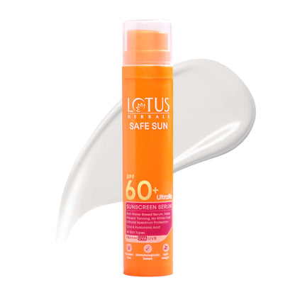 Lotus Herbals Ultrarx Sunscreen Serum SPF 60+ PA++++ In Vivo & Dermatologically Tested