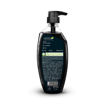 Fiama Men’s Shower Gel Deep Clean, Body Wash with Charcoal & Grapefruit for Refreshed Skin