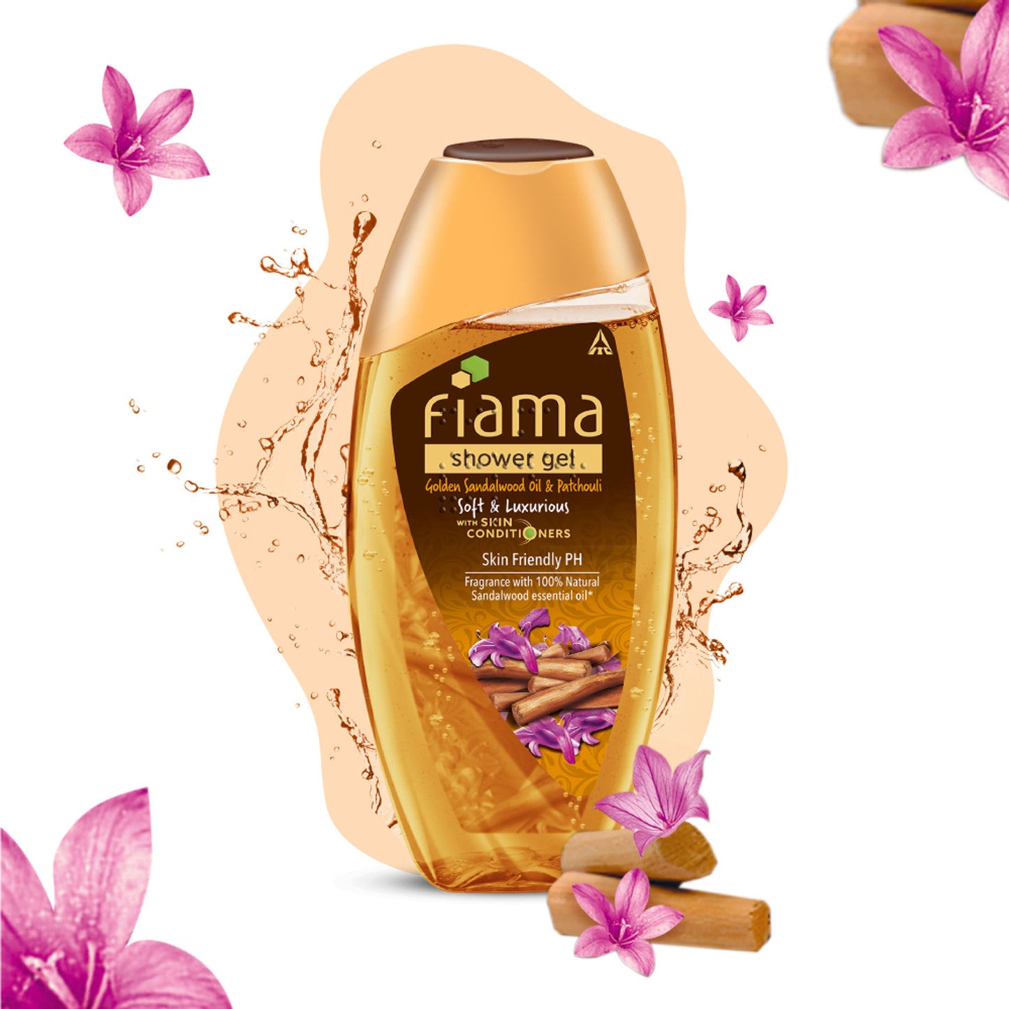Fiama Golden Sandalwood Oil And Patchouli Shower Gel