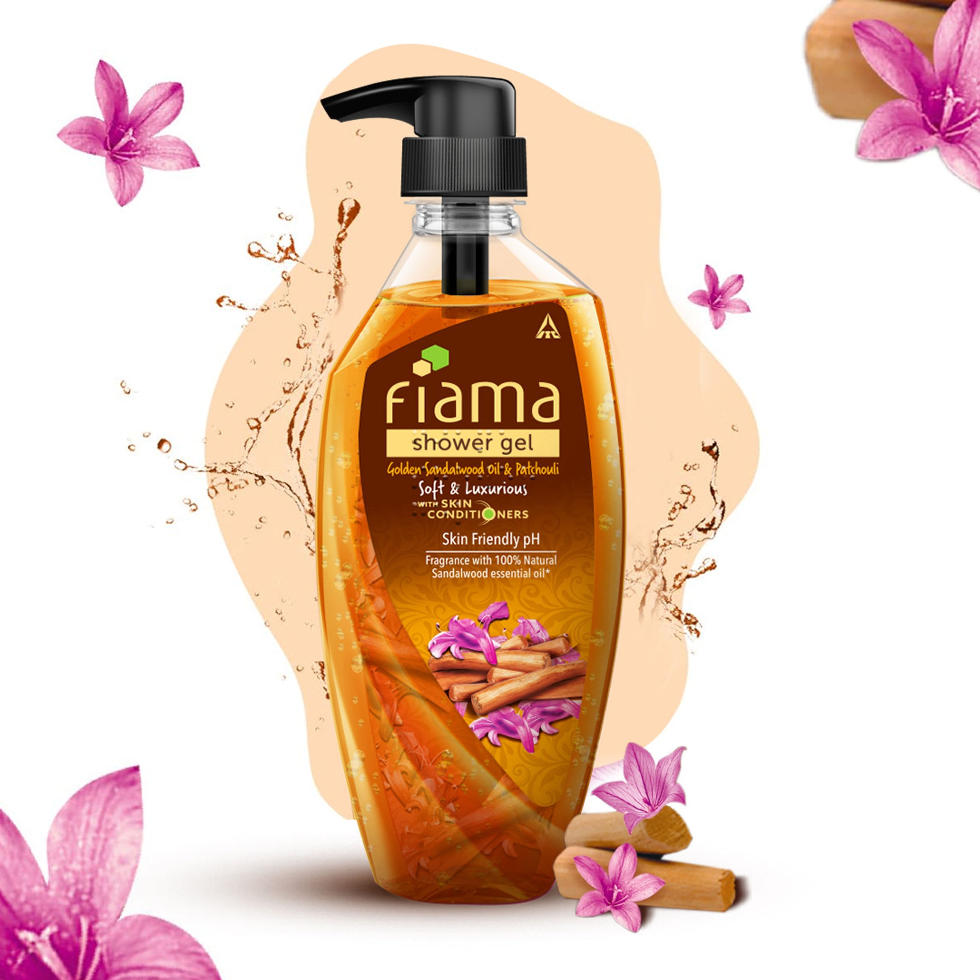 Fiama Golden Sandalwood Oil And Patchouli Shower Gel
