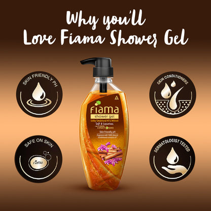 Fiama Golden Sandalwood Oil And Patchouli Shower Gel