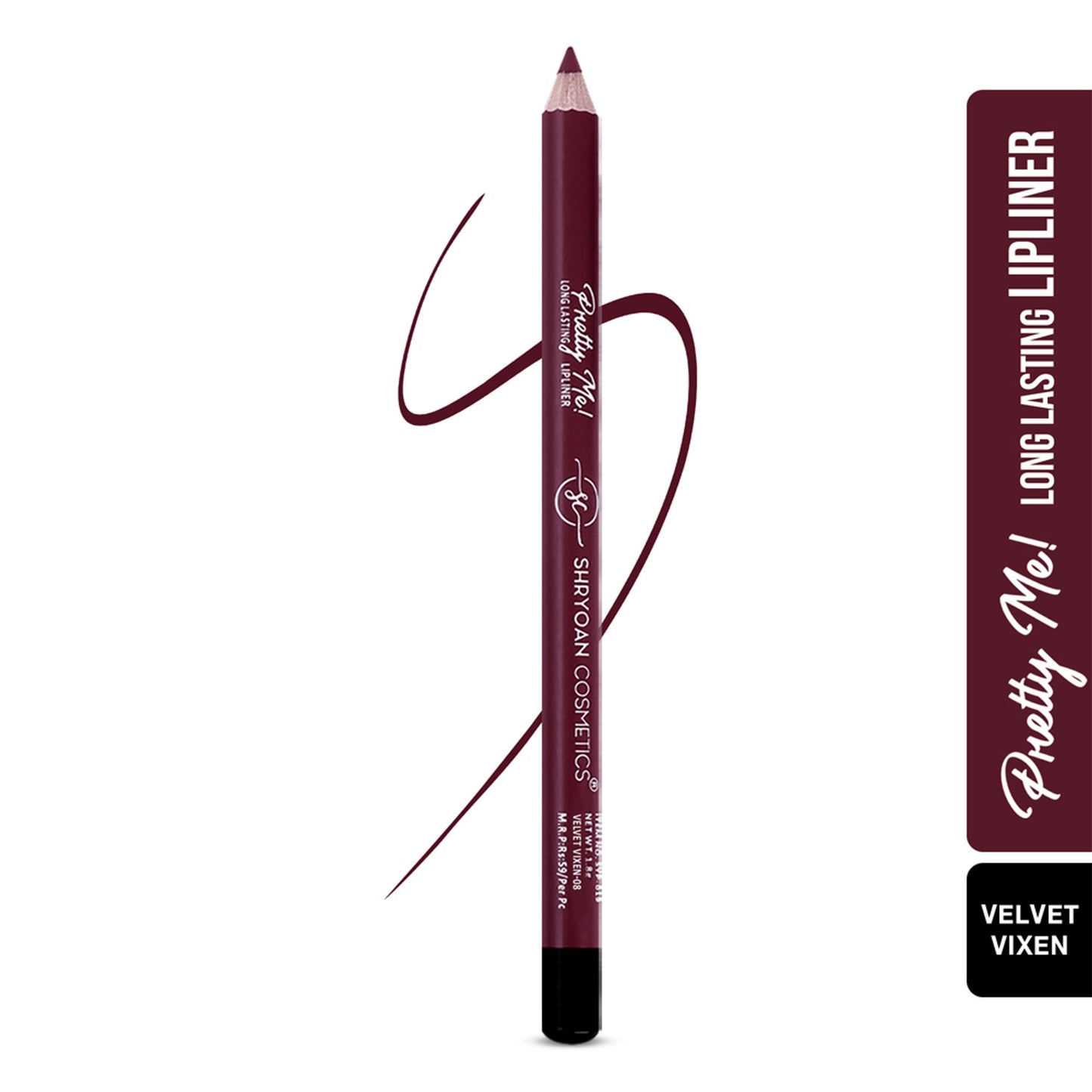 Shryoan Pretty Me Bold Lipliner & Eyeliner Pencil - Velvet Vixen 08