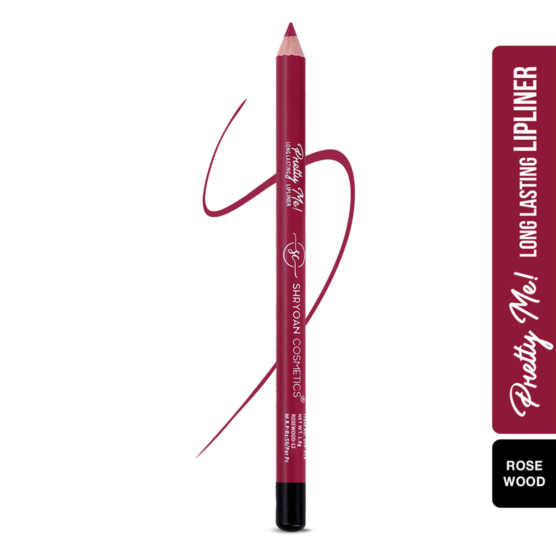 Shryoan Pretty Me Bold Lipliner & Eyeliner Pencil - Rose Wood 12